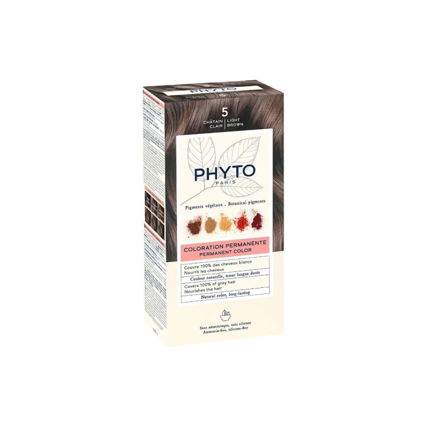 Phyto Phytocolor 5: Colorazione Permanente per Capelli in Castano Chiaro