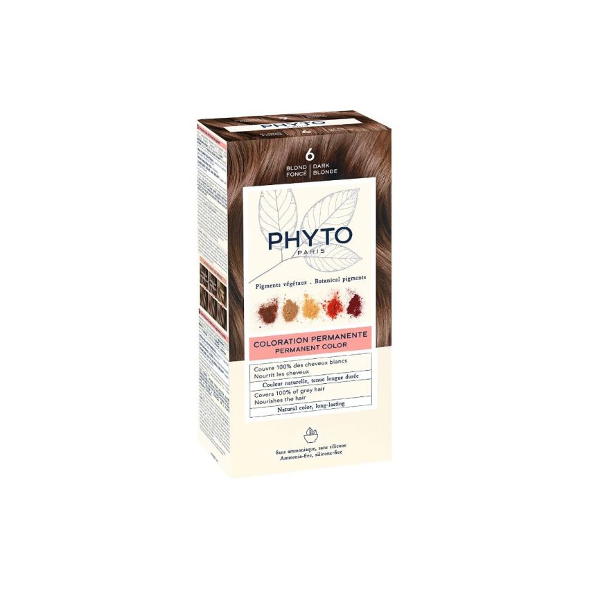 Phyto Phytocolor 6: Tinta Permanente per Capelli in Biondo Scuro