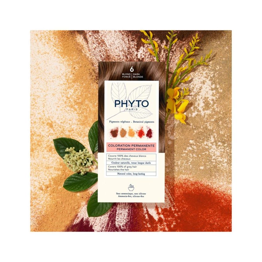 Phyto Phytocolor 6: Tinta Permanente per Capelli in Biondo Scuro