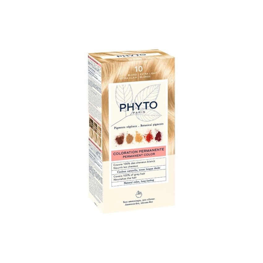 Phyto Phytocolor 10: Colorazione Permanente Extra Intensa Biondo Chiarissimo