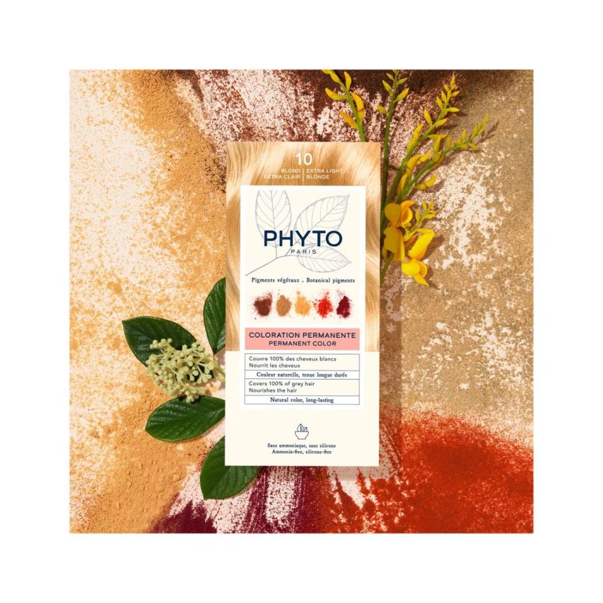 Phyto Phytocolor 10: Colorazione Permanente Extra Intensa Biondo Chiarissimo