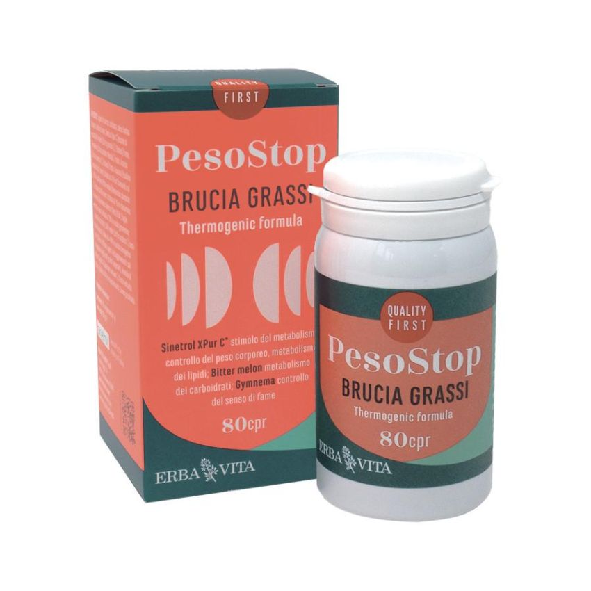 Erba Vita PesoStop Brucia Grassi - 80 Compresse