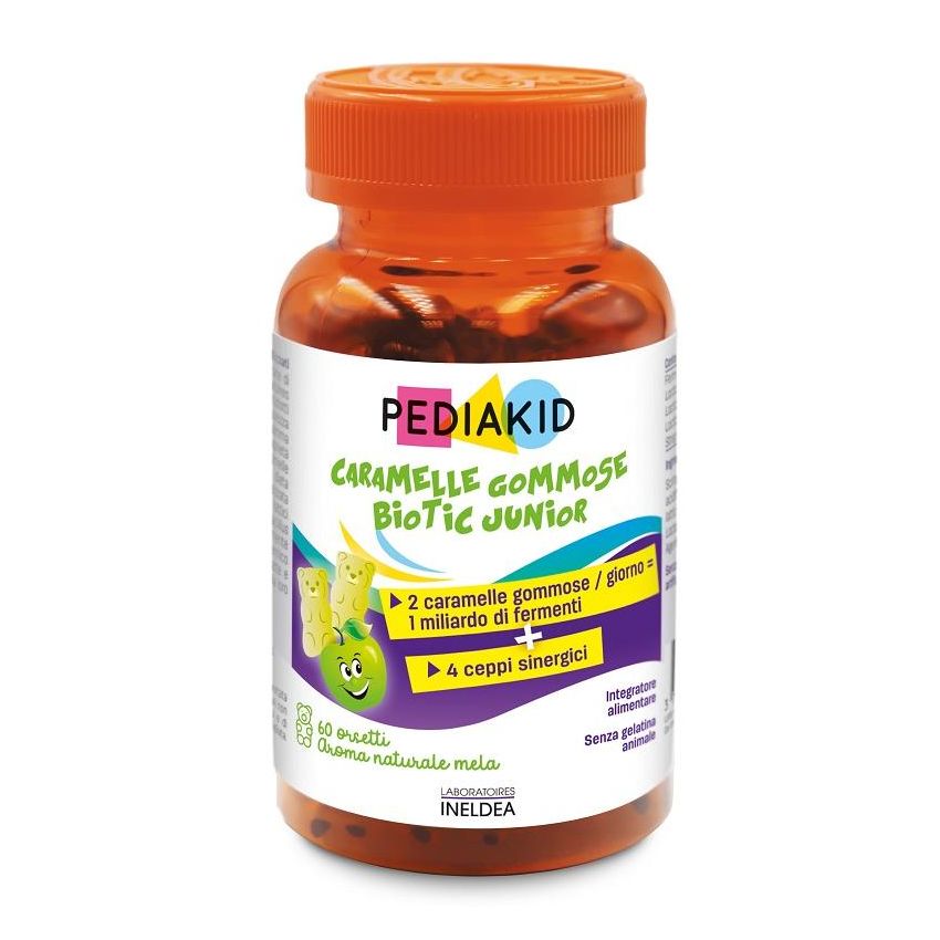 Pediakid Biotic Junior - 60 Orsetti Gommosi Nutritivi per Bambini