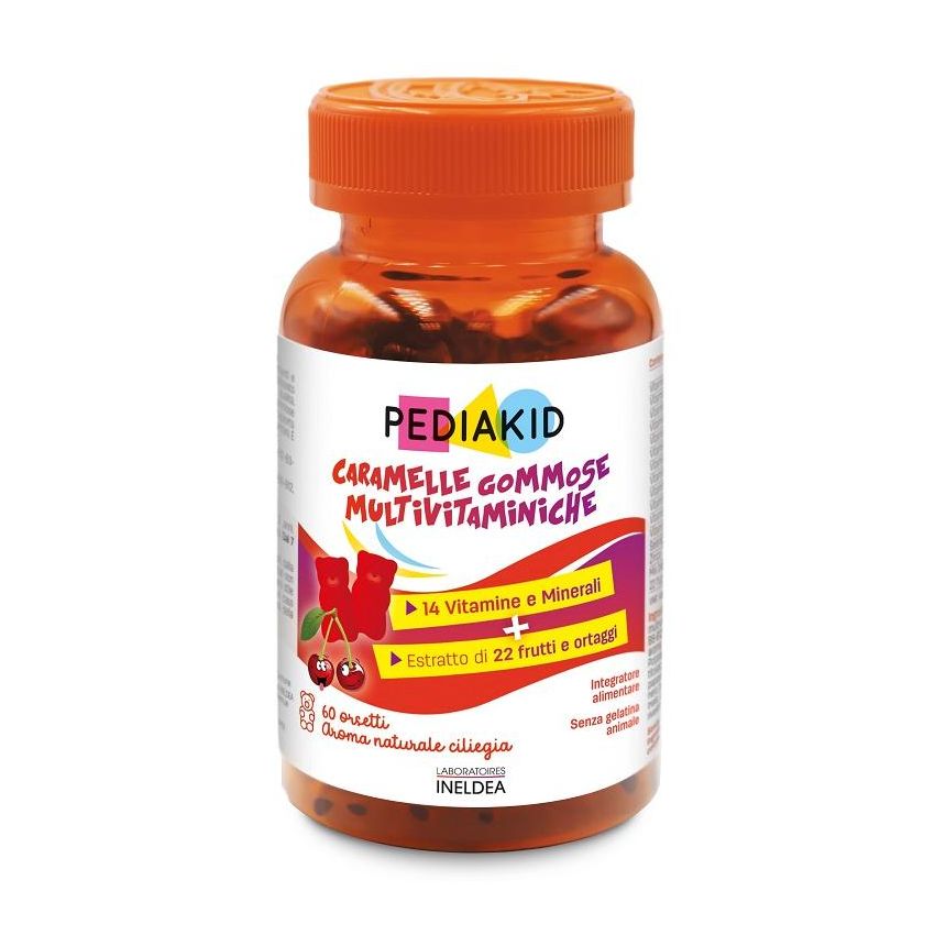 Pediakid Multivitaminico - 60 Gommosi Orsetti Nutrienti per Bambini