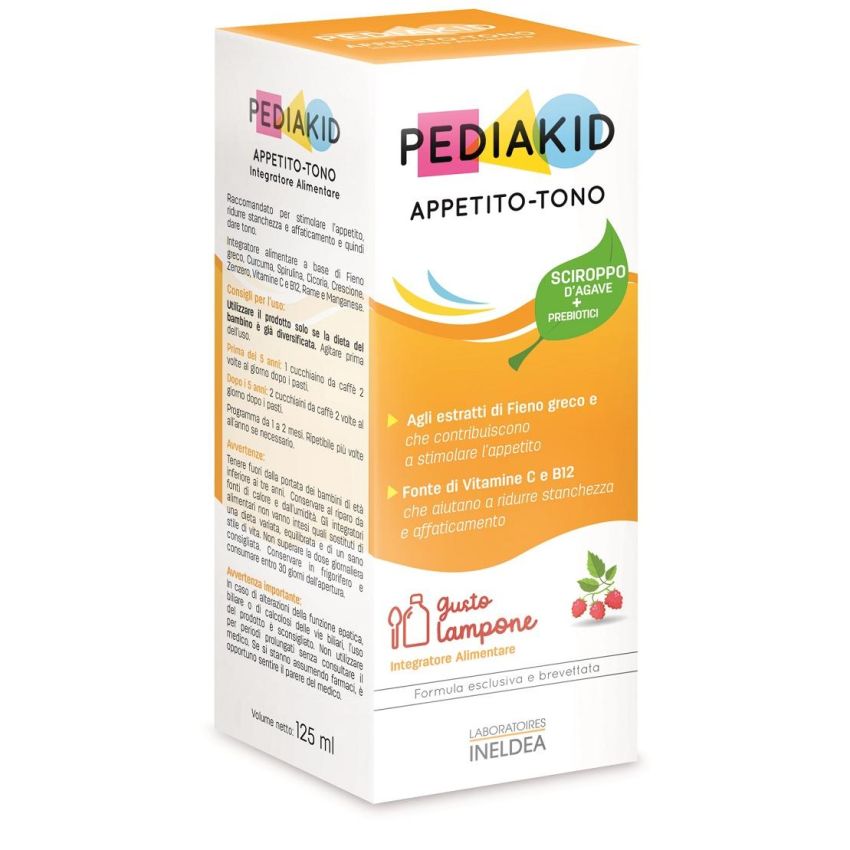 Pediakid Sciroppo per Appetito e Tono, 125ml