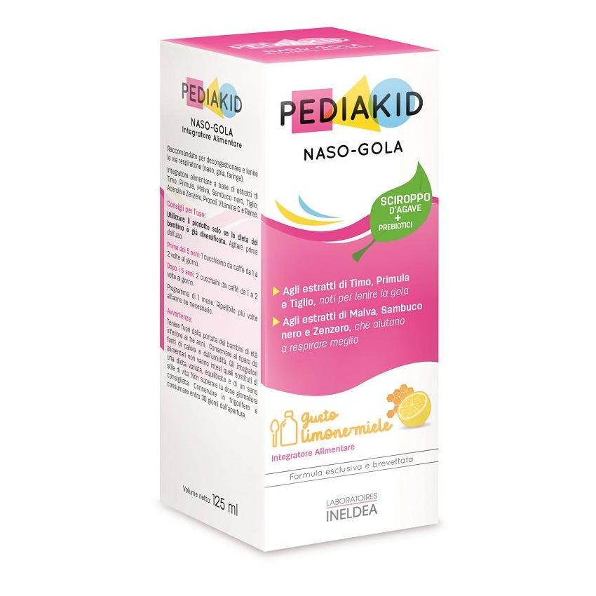 Pediakid Sciroppo per Naso e Gola 125ml