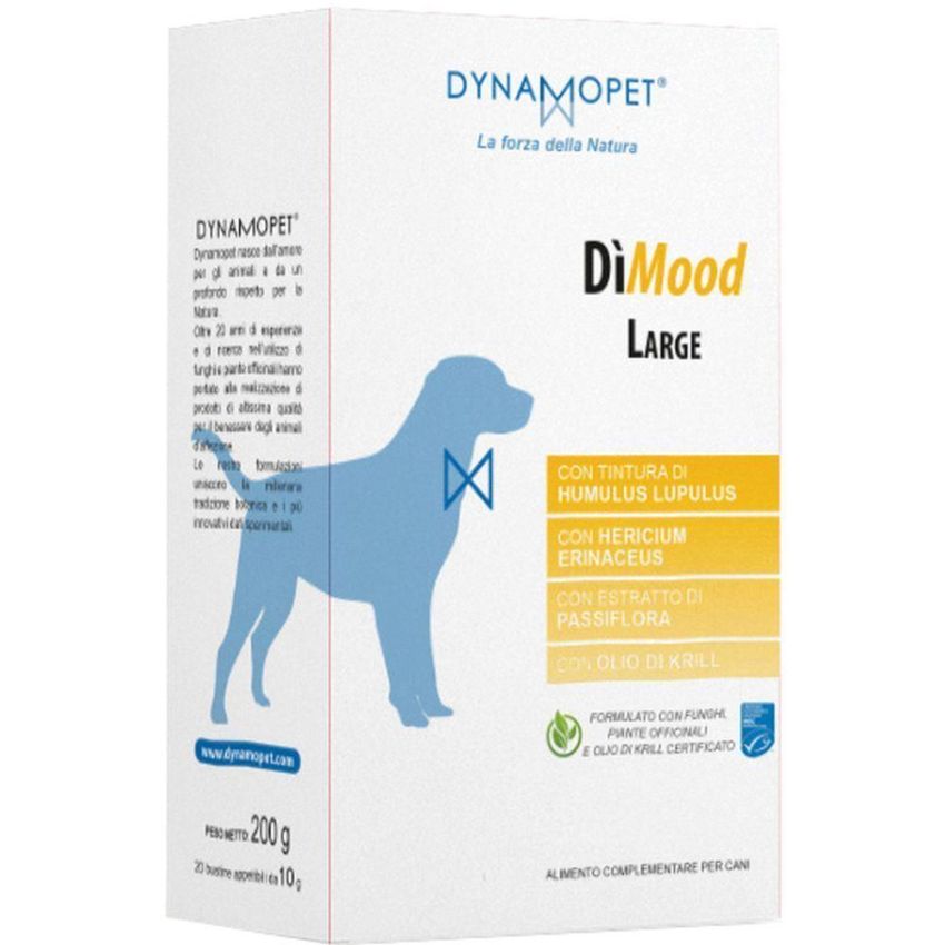 Dynamopet Dimood Alimento Complementare per Cani di Taglia Grande - 20 Bustine