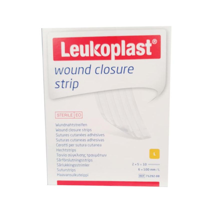 Leukoplast Fascia di Chiusura per Ferite - Pacco da 10 Pezzi