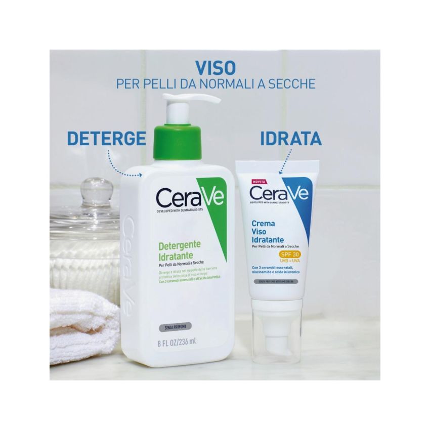 Cerave Crema Idratante Protettiva per il Viso con SPF30 - 52ml