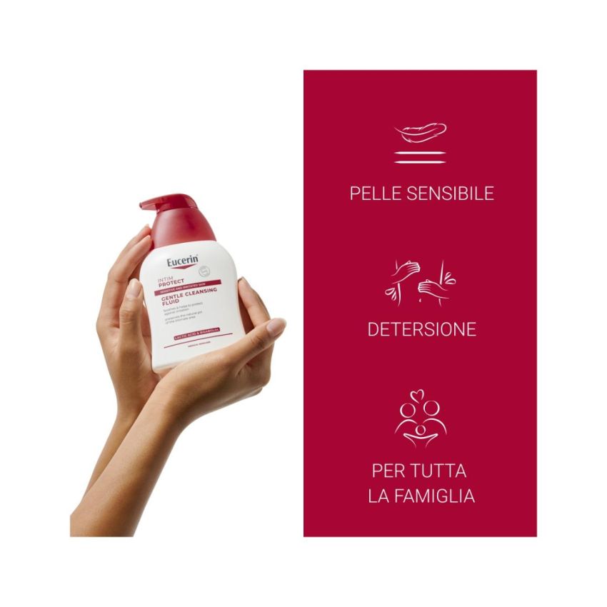 Eucerin Intim Protect - Detergente Intimo Delicato, Confezione Doppia da 250ml