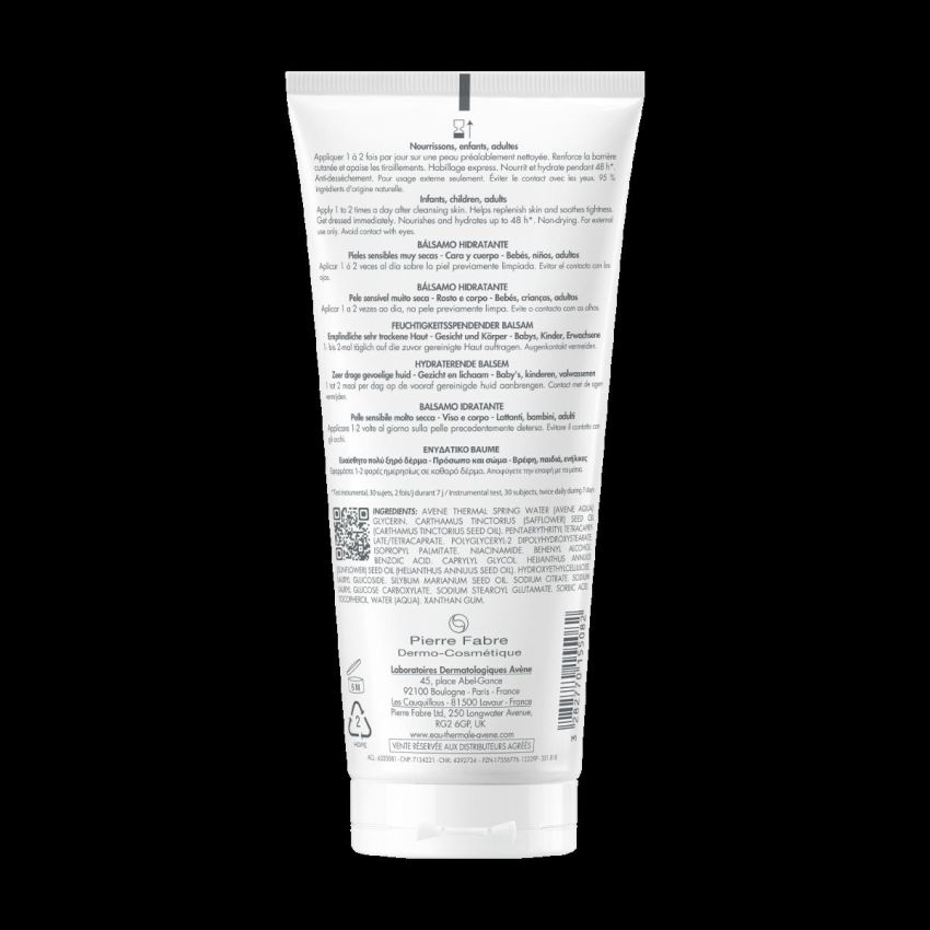 Balsamo Idratante Nutriente Xeracalm Eau Thermale Avène - 200ml