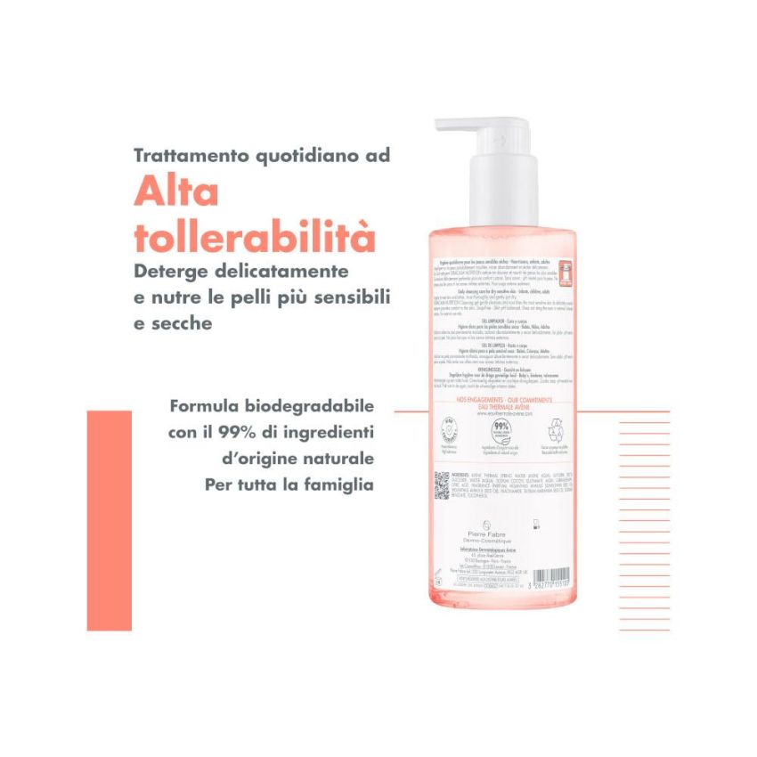 Gel Detergente Nutriente Xeracalm Avène per Pelle Secca - 500ml