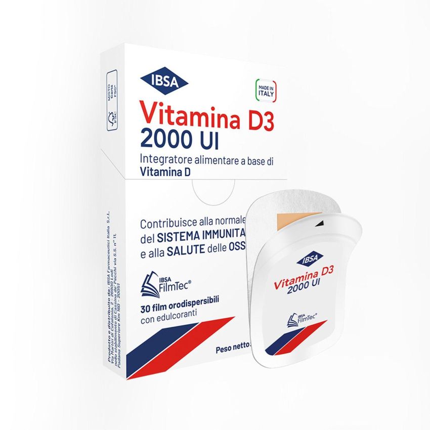 Ibsa Vitamina D3 2000UI - 30 Compresse Orodispersibili