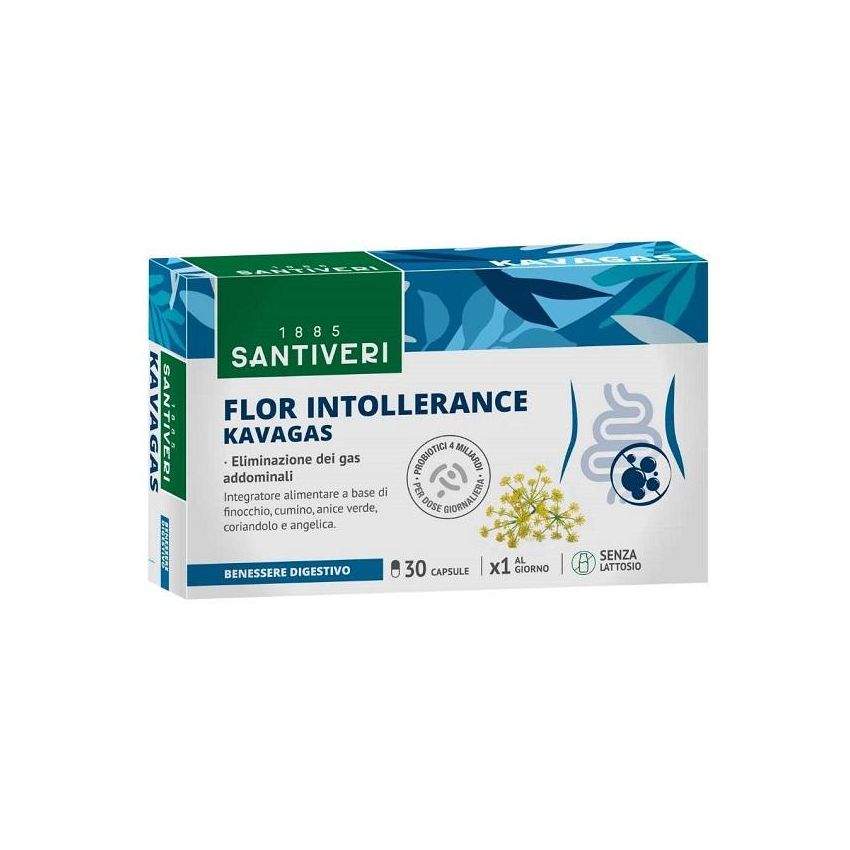 Santiveri Flor Intolerance Relief Kavagas - 30 Capsule