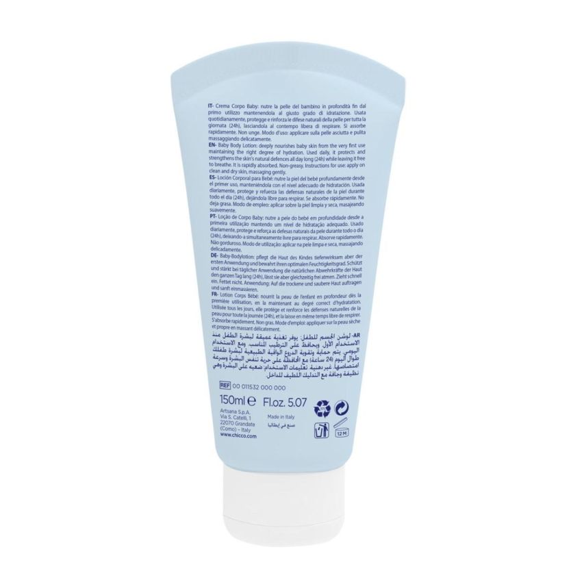 Crema Corpo Naturale Baby Sensation da Chicco, 150ml