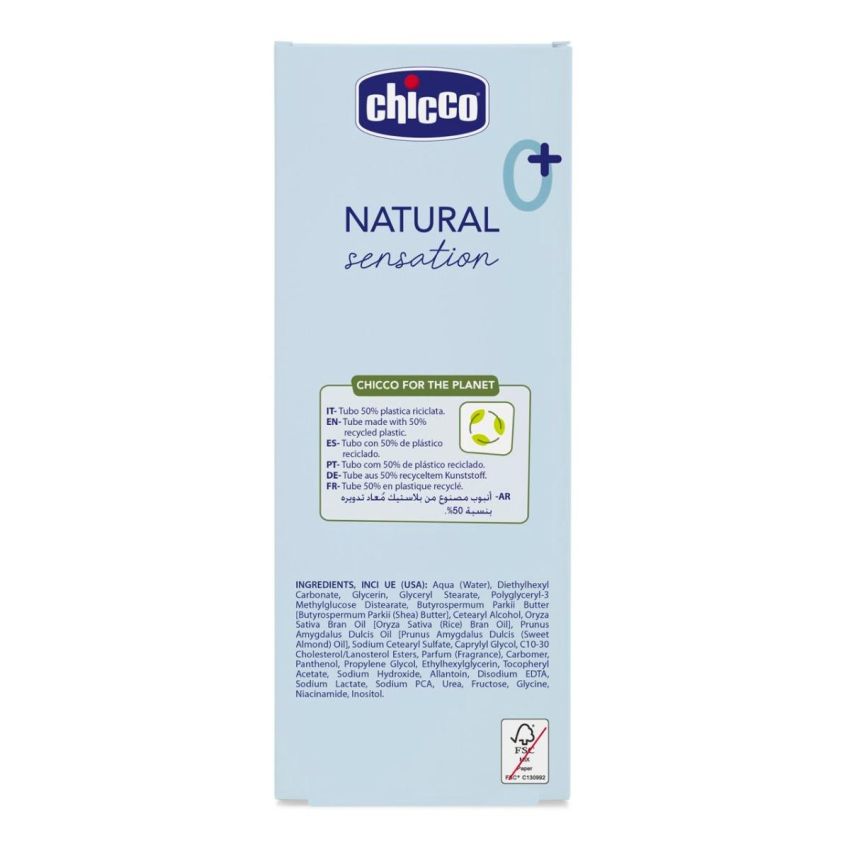 Crema Corpo Naturale Baby Sensation da Chicco, 150ml