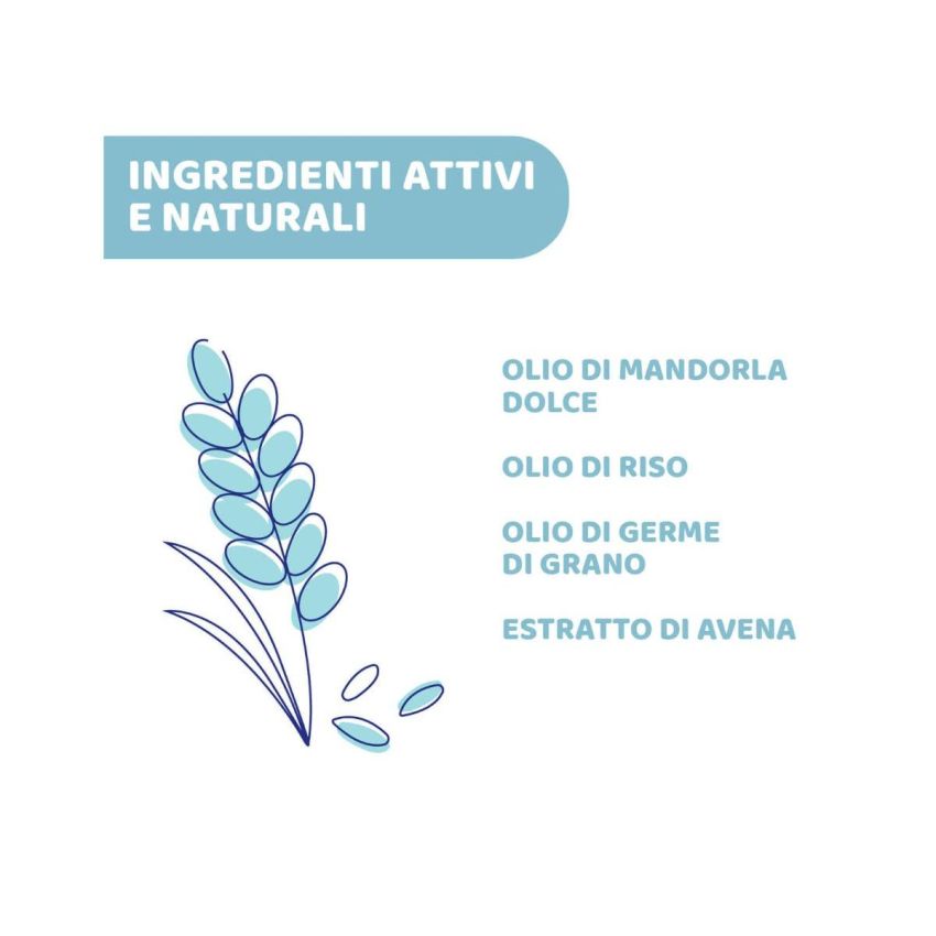 Olio da Massaggio Natural Sensation 100ml Chicco per Neonati