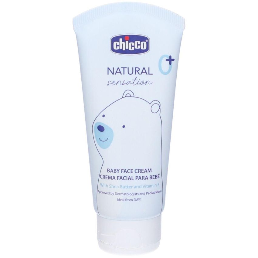 Chicco Natural Sensation Crema Viso Idratante per Neonati 50ml
