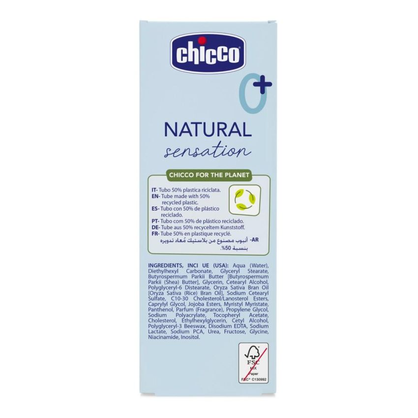 Chicco Natural Sensation Crema Viso Idratante per Neonati 50ml