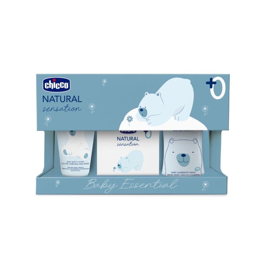 Set Completo di Cura per il Corpo e Capelli Chicco Natural Sensation