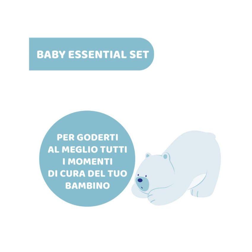 Set Completo di Cura per il Corpo e Capelli Chicco Natural Sensation