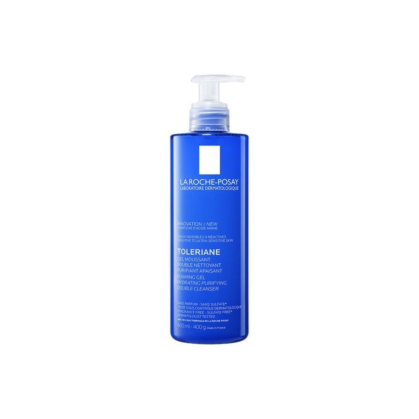 La Roche-Posay Toleriane Gel Detergente Schiumogeno Doppia Azione - 400ml