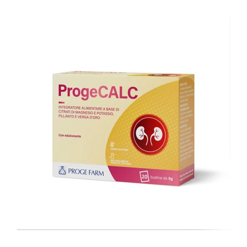 Progecalc - Integratore Alimentare in Bustine, Pacco da 20