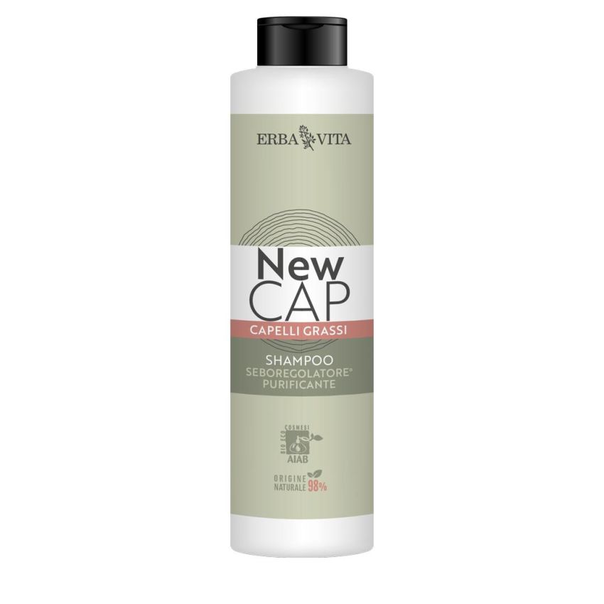 Erba Vita Shampoo Rigenerante per Capelli Grassi, 250ml