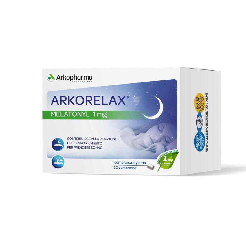 Arkorelax Melatonyl 120 - Compresse per il Rilassamento e il Sonno
