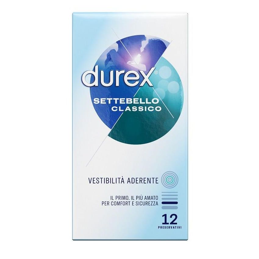 Durex Settebello Classico - Confezione da 12 Preservativi
