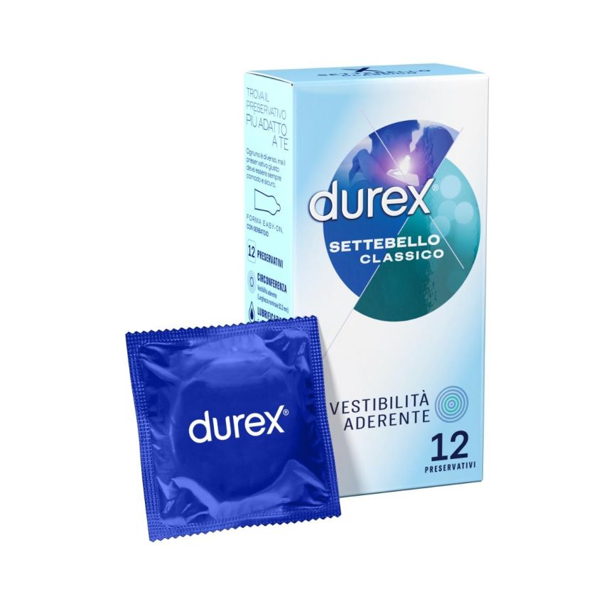 Durex Settebello Classico - Confezione da 12 Preservativi