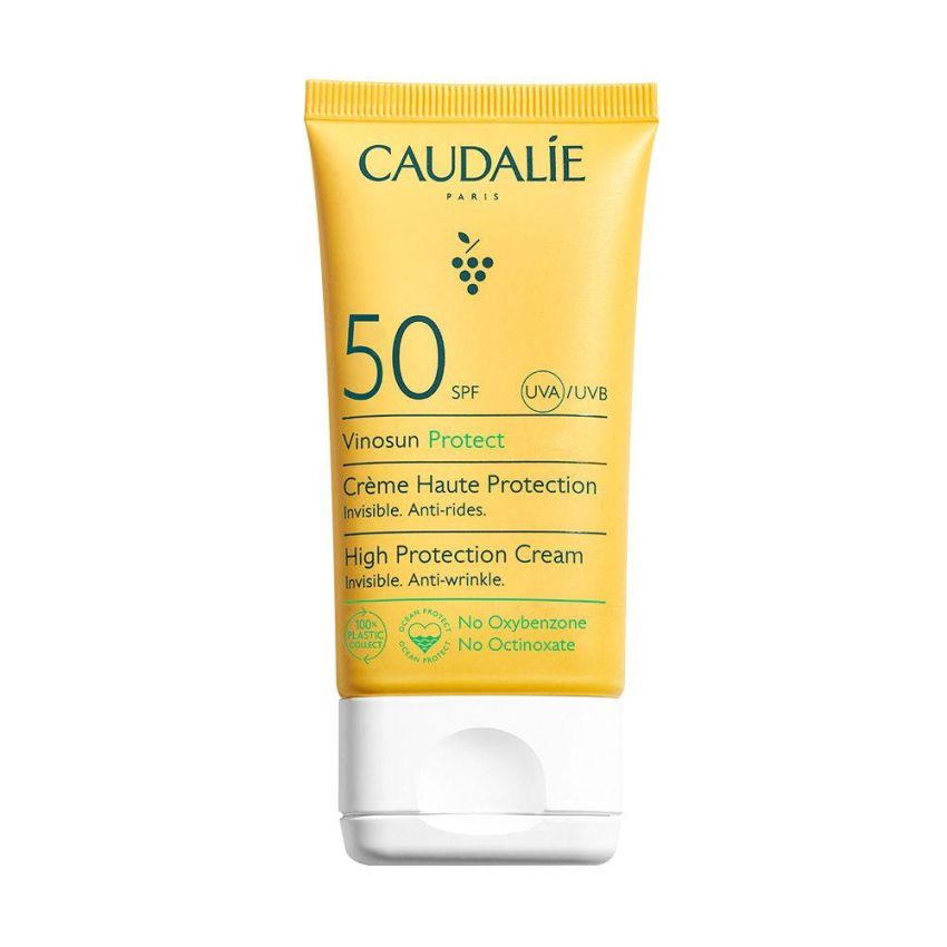 Caudalie Vinosun Crema Protettiva SPF50 ad Alta Protezione, 50ml