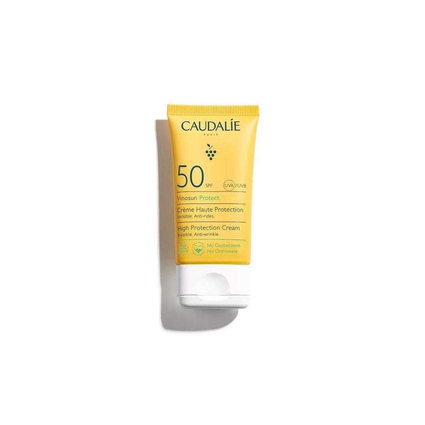 Caudalie Vinosun Crema Protettiva SPF50 ad Alta Protezione, 50ml