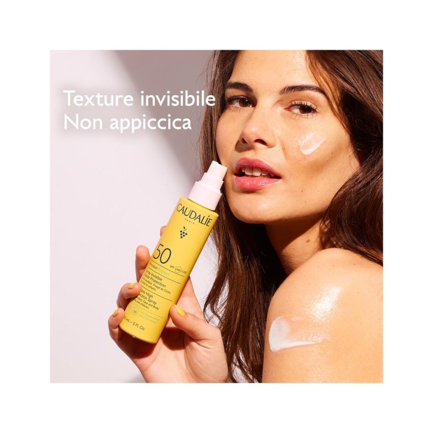 Caudalie Vinosun SPF50 Spray Invisibile di Alta Protezione 150ml