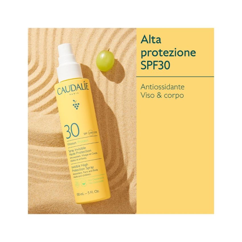Caudalie Vinosun Spray Protezione Solare SPF30, 150ml