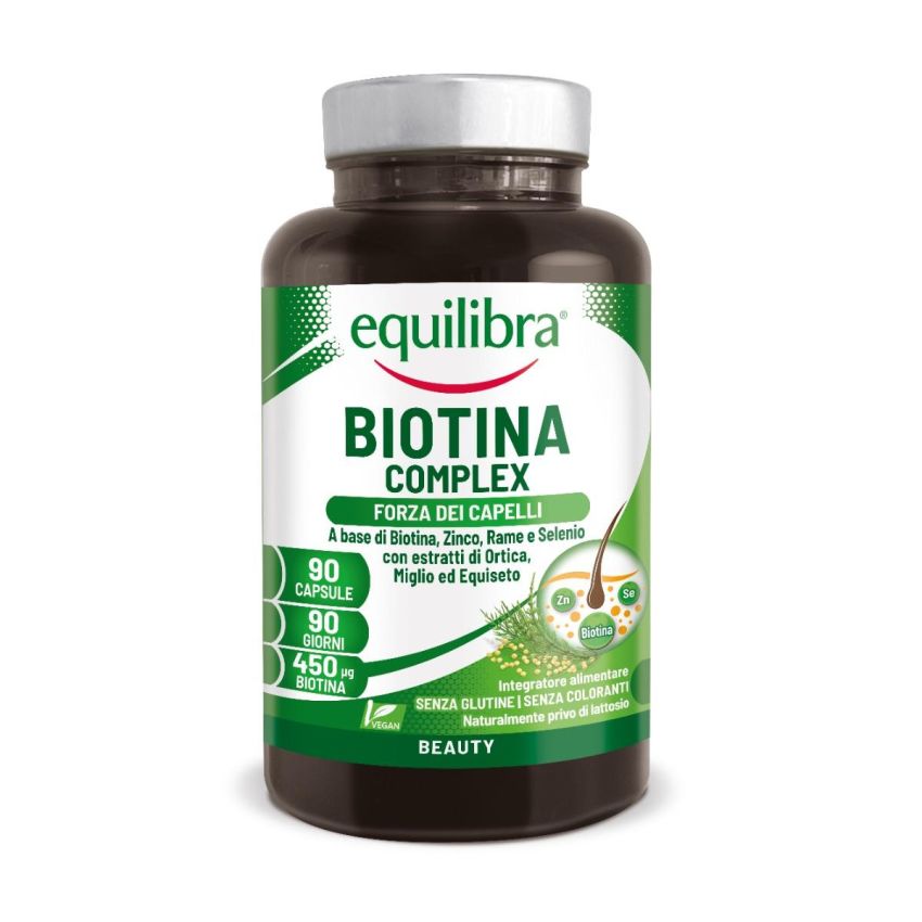 Equilibra Biotin Complex - Supplemento Nutrizionale in Capsule da 90