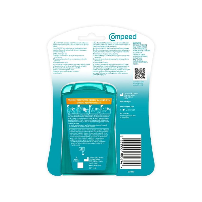 Compeed Cerotti Anti-Brufoli - Pacco da 15 Pezzi