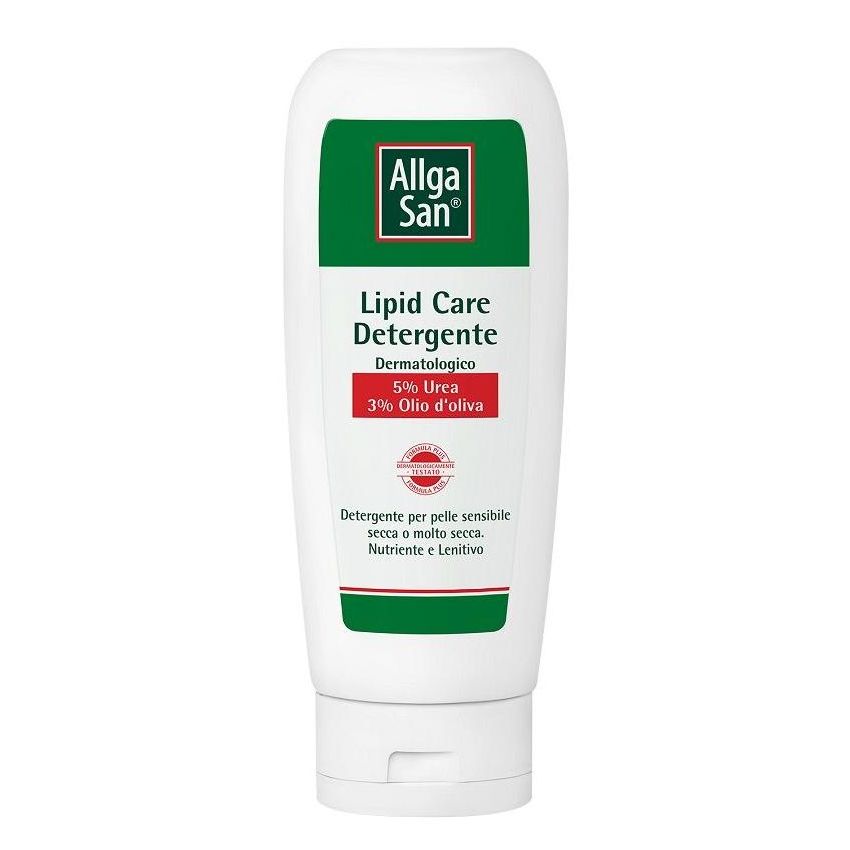 AllgaSan Lipid Care Detergente Idratante per Pelle Secca, 200ml