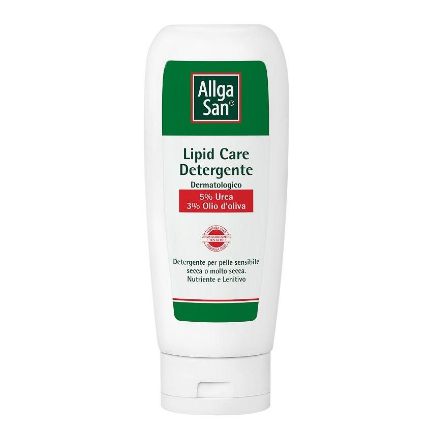 AllgaSan Lipid Care Detergente Idratante per Pelle Secca, 200ml