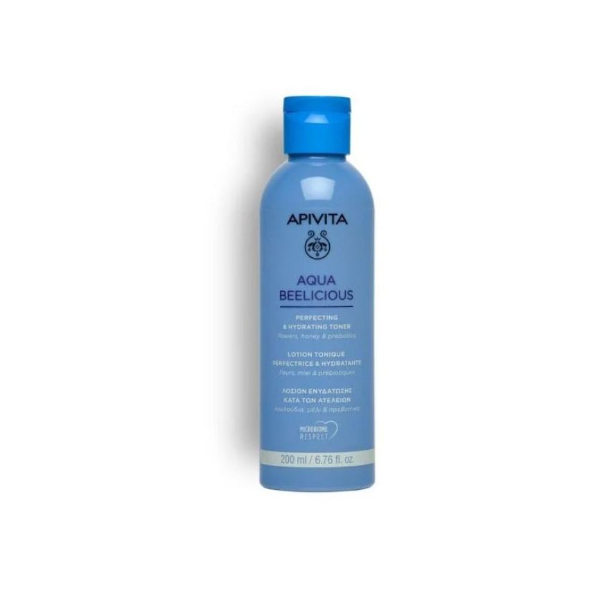 Apivita Aqua Beelicious - Tonico Idratante e Perfezionatore della Pelle, 200ml