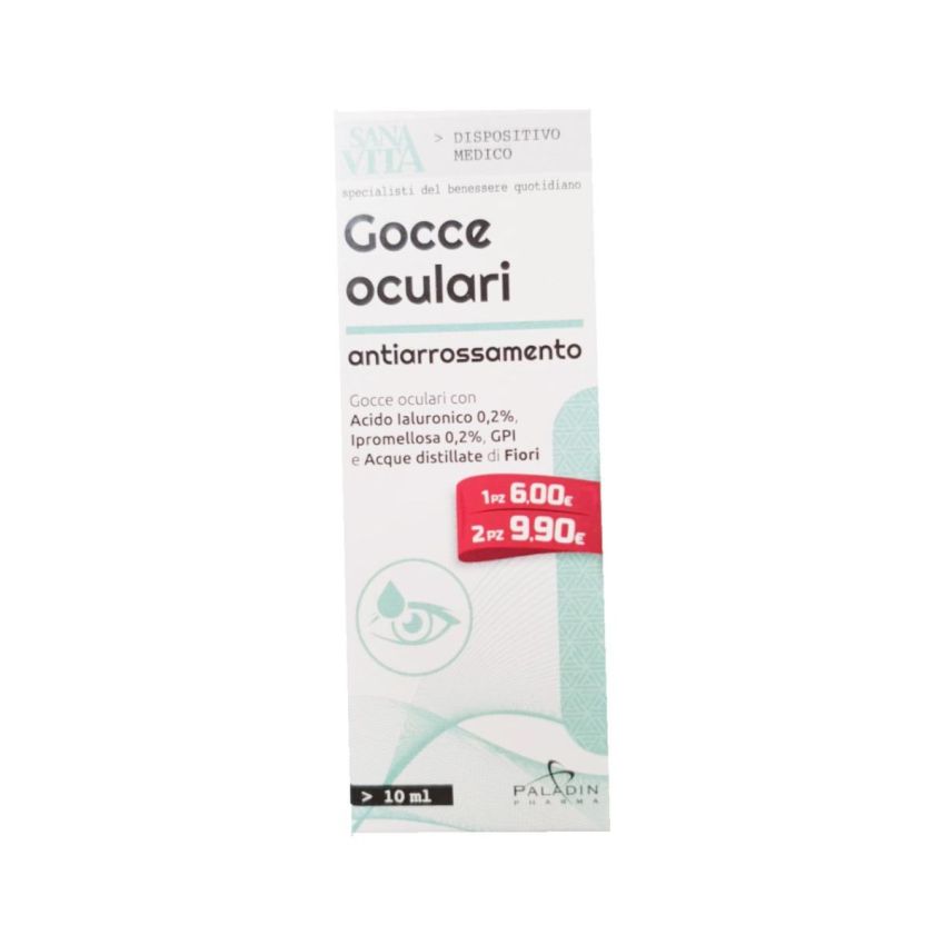 Sanavita Antiarrossamento Gocce Oculari 10ml