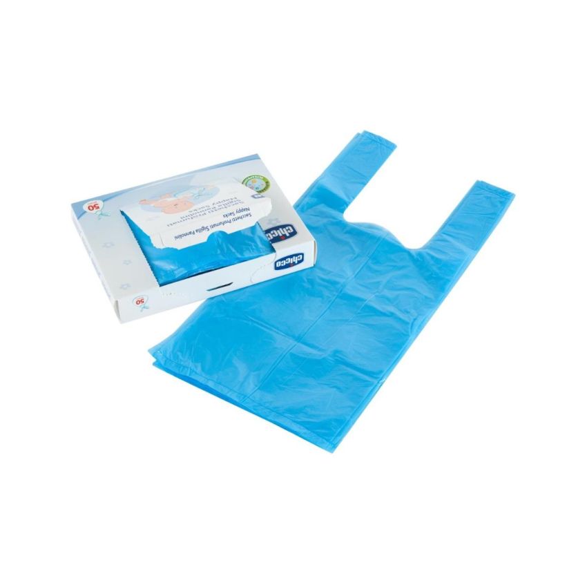 Chicco Sacchetti Profumati per Pannolini, Pacco da 50 Pezzi