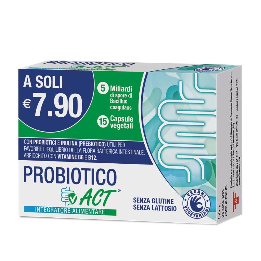 Probiotico Act 15 - Capsule di Salute Digestiva