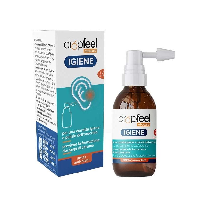 Dropfeel Otocare - Spray Auricolare per Igiene Orecchie, 50ml