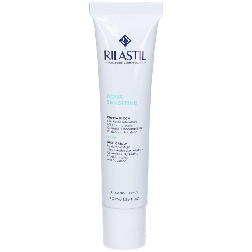 Rilastil Aqua Crema Viso Ricca Sensitiva - 40ml