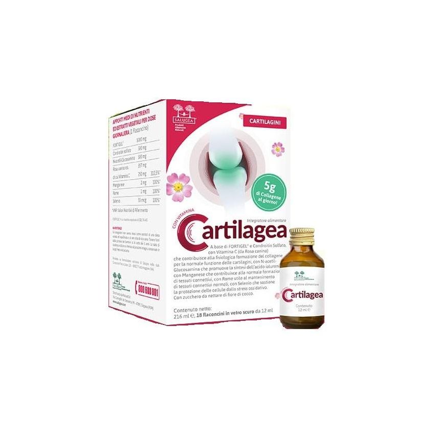 Salugea Cartilagea - 18 Flaconcini per Articolazioni