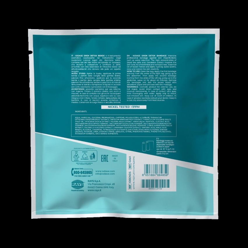 Iodase Dren Detox - Benda Anticellulite Singola