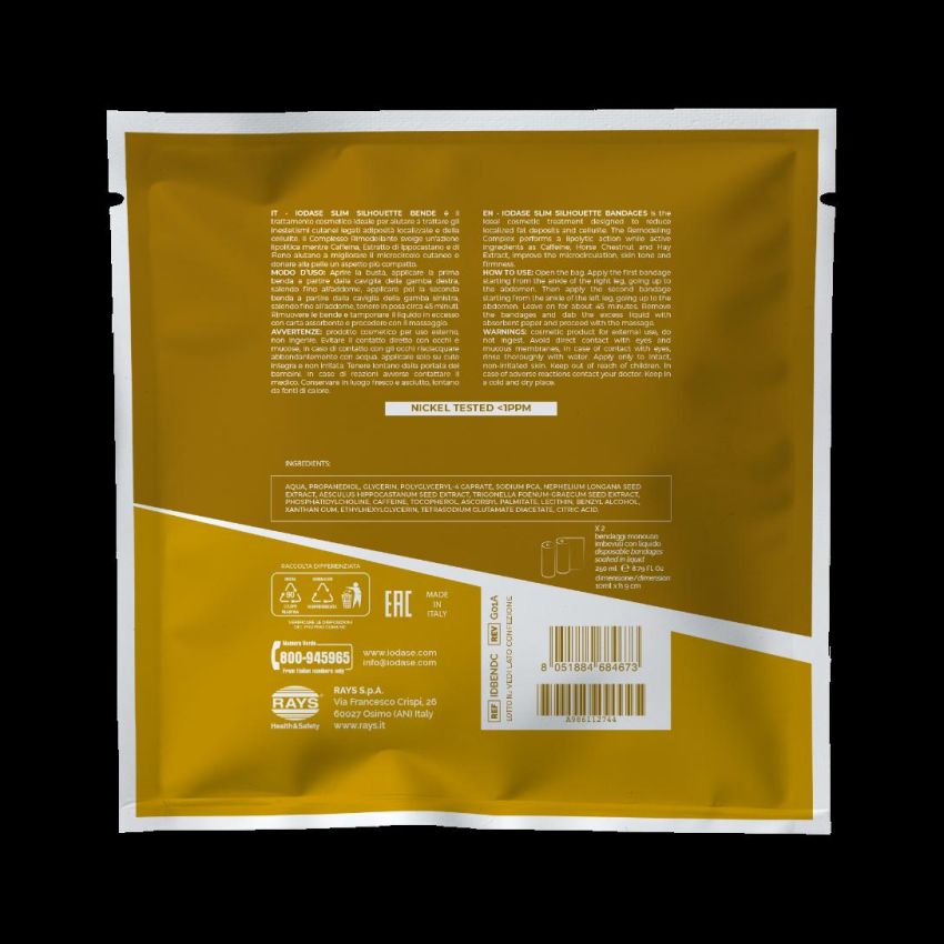 Iodase Slim Silhouette Benda Anticellulite Singola Pezzo