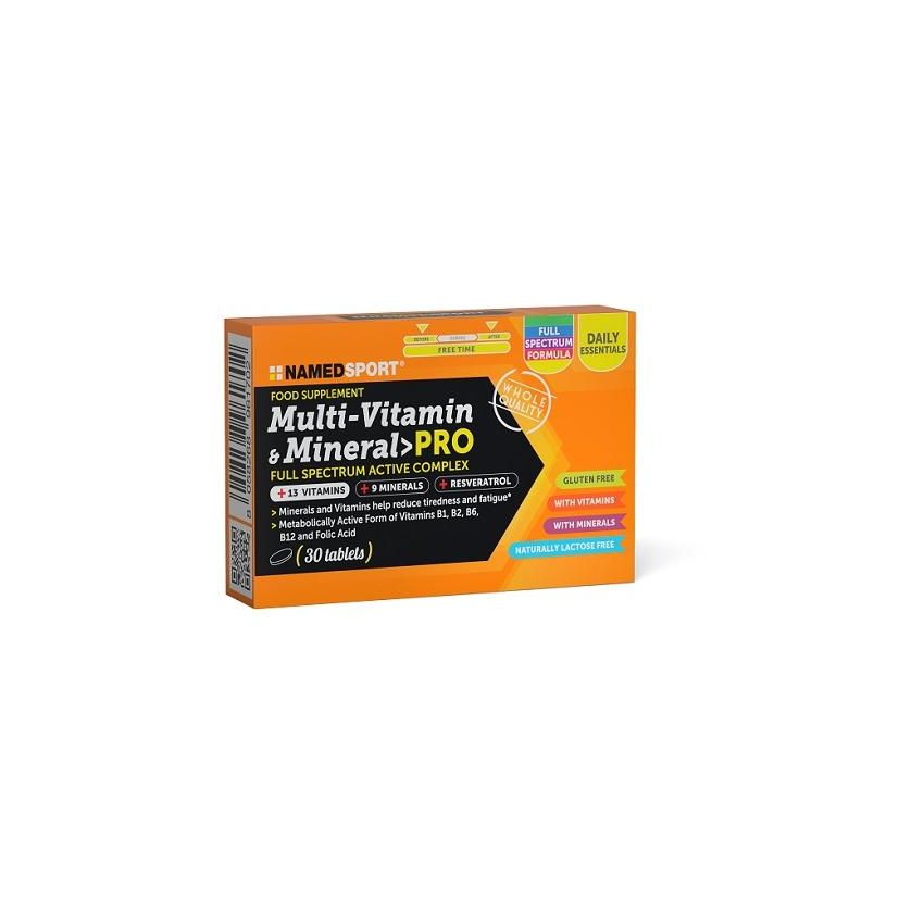 Named Sport Pro Integratore Multivitaminico e Minerale - 30 Compresse