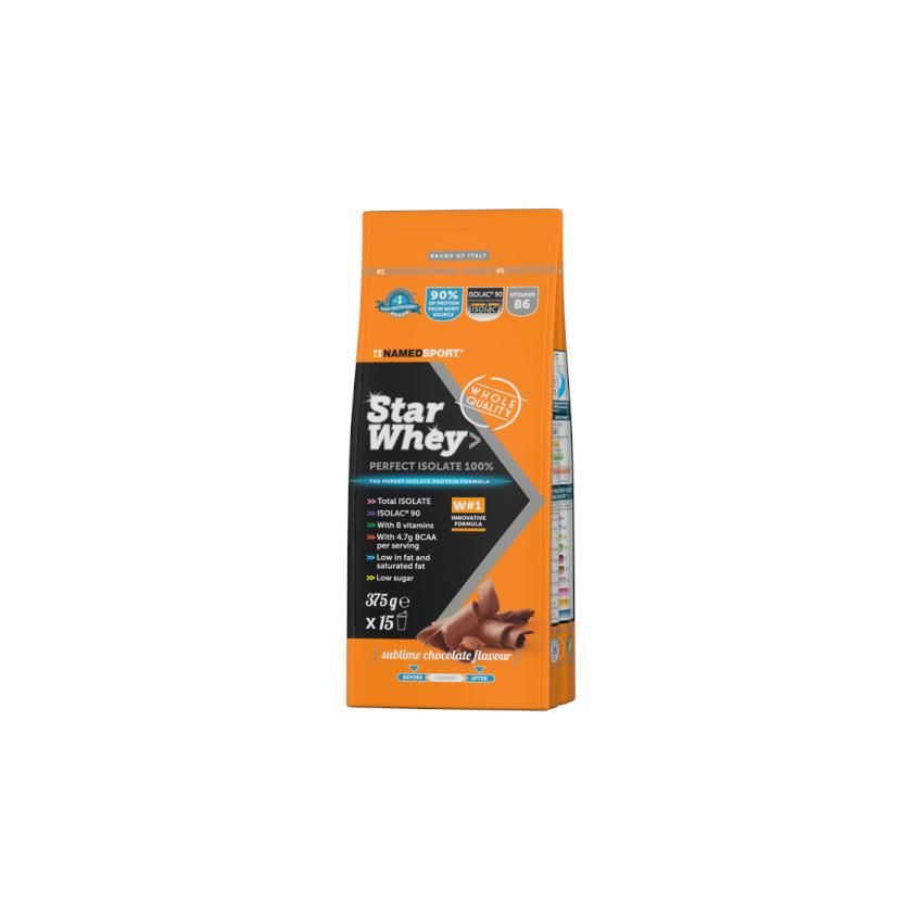 Named Sport Star Whey Isolate - Integratore Proteico Cioccolato 375g
